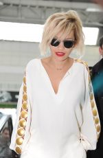 RIA ORA Arrives at Airport in Nice