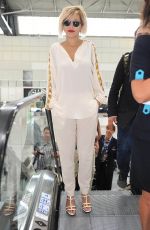 RIA ORA Arrives at Airport in Nice