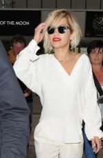 RIA ORA Arrives at Airport in Nice