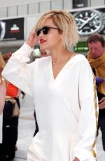 RIA ORA Arrives at Airport in Nice