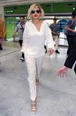 RIA ORA Arrives at Airport in Nice