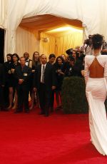 RIHANNA at MET Gala 2014 in New York