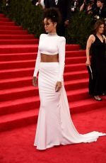RIHANNA at MET Gala 2014 in New York