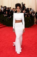 RIHANNA at MET Gala 2014 in New York