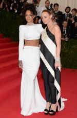 RIHANNA at MET Gala 2014 in New York