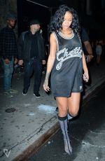 RIHANNA in Jersey Leaves Venue Nightclub in New York