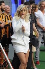 RITA ORA at BBC Studios in London