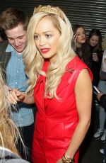 RITA ORA at Capital FM Studios in London