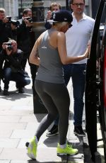 RITA ORA in Tights Arrives at a Gym in London