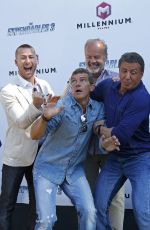 RONDA ROUSEY and Sylvester Satallone at The Expendables 3 Photocall at Cannes Film Festival