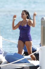 ROSARIO DAWSON in Swimsuit at a Beach in France