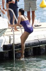 ROSARIO DAWSON in Swimsuit at a Beach in France