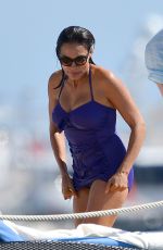 ROSARIO DAWSON in Swimsuit at a Beach in France