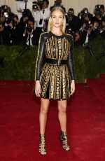 ROSIE HUNTINGTON-WHITELEY at MET Gala 2014 in New York