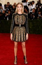 ROSIE HUNTINGTON-WHITELEY at MET Gala 2014 in New York