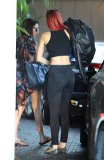 RUMER WILLIS Arrives at Chateau Marmont in West Hollywood