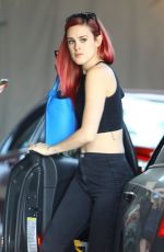 RUMER WILLIS Arrives at Chateau Marmont in West Hollywood