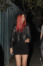 RUMER WILLIS Leaves the Sayers Club in Hollywood