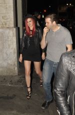 RUMER WILLIS Leaves the Sayers Club in Hollywood