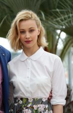 SARAH GADON at Maps to the Stars Photocall at Cannes Film Festival