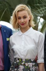 SARAH GADON at Maps to the Stars Photocall at Cannes Film Festival