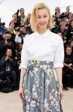 SARAH GADON at Maps to the Stars Photocall at Cannes Film Festival