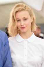 SARAH GADON at Maps to the Stars Photocall at Cannes Film Festival