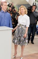 SARAH GADON at Maps to the Stars Photocall at Cannes Film Festival