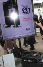 SARAH HARDING - Carphone Warehouse SonyXperiaz2 Promotion in London