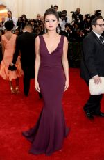 SELENA GOMEZ at MET Gala 2014 in Ney York