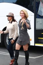 SHAKIRA on the Set of Extra in Universal City