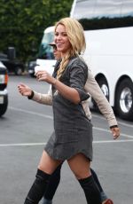 SHAKIRA on the Set of Extra in Universal City