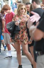 SOPHIA BUSH Arrives at Staples Center in Los Angeles