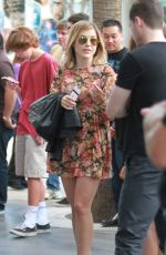 SOPHIA BUSH Arrives at Staples Center in Los Angeles