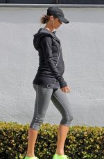 STACY KEIBLER Leaves a Gym in Los Angeles
