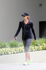 STACY KEIBLER Leaves a Gym in Los Angeles