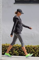STACY KEIBLER Leaves a Gym in Los Angeles