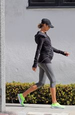 STACY KEIBLER Leaves a Gym in Los Angeles