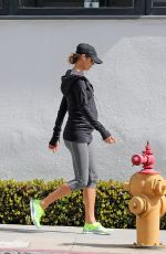 STACY KEIBLER Leaves a Gym in Los Angeles