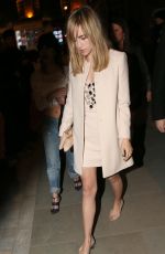 SUKI WATERHOUSE Arrives at Chiltern Firehouse in London