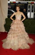 SUKI WATERHOUSE at MET Gala 2014 in New York