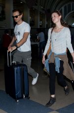 SUMMER GLAU Arrives at LAX Airport in Los Angeles