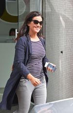 SUSANNA REID Leaves a Studio in London