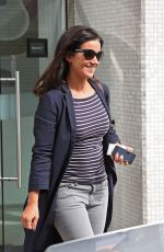 SUSANNA REID Leaves a Studio in London