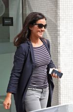 SUSANNA REID Leaves a Studio in London