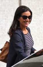 SUSANNA REID Leaves a Studio in London