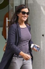 SUSANNA REID Leaves a Studio in London