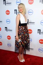 TAYLOR SCHILLING at Webby Awards 2014 in New York