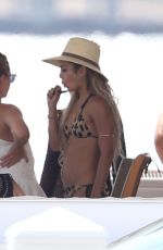 VANESSA HUDGENS and ASHLEY TISDALE in Bikinis on a Yacht in Miami