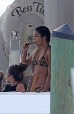 VANESSA HUDGENS and ASHLEY TISDALE in Bikinis on a Yacht in Miami